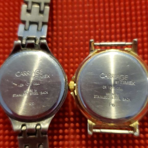 Two Carriage by Timex Indiglo Watches One Without Band‎ - Picture 4 of 9